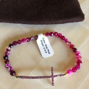 TAI hot pink bracelet